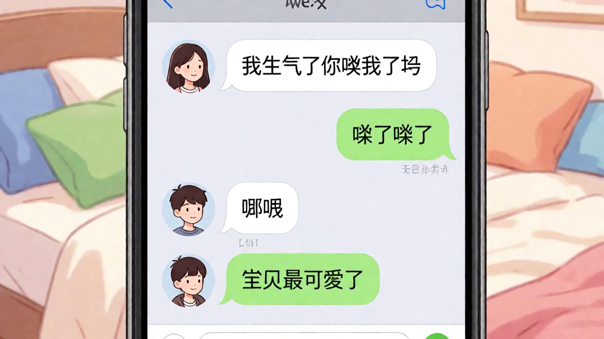 假装生气反被夸
