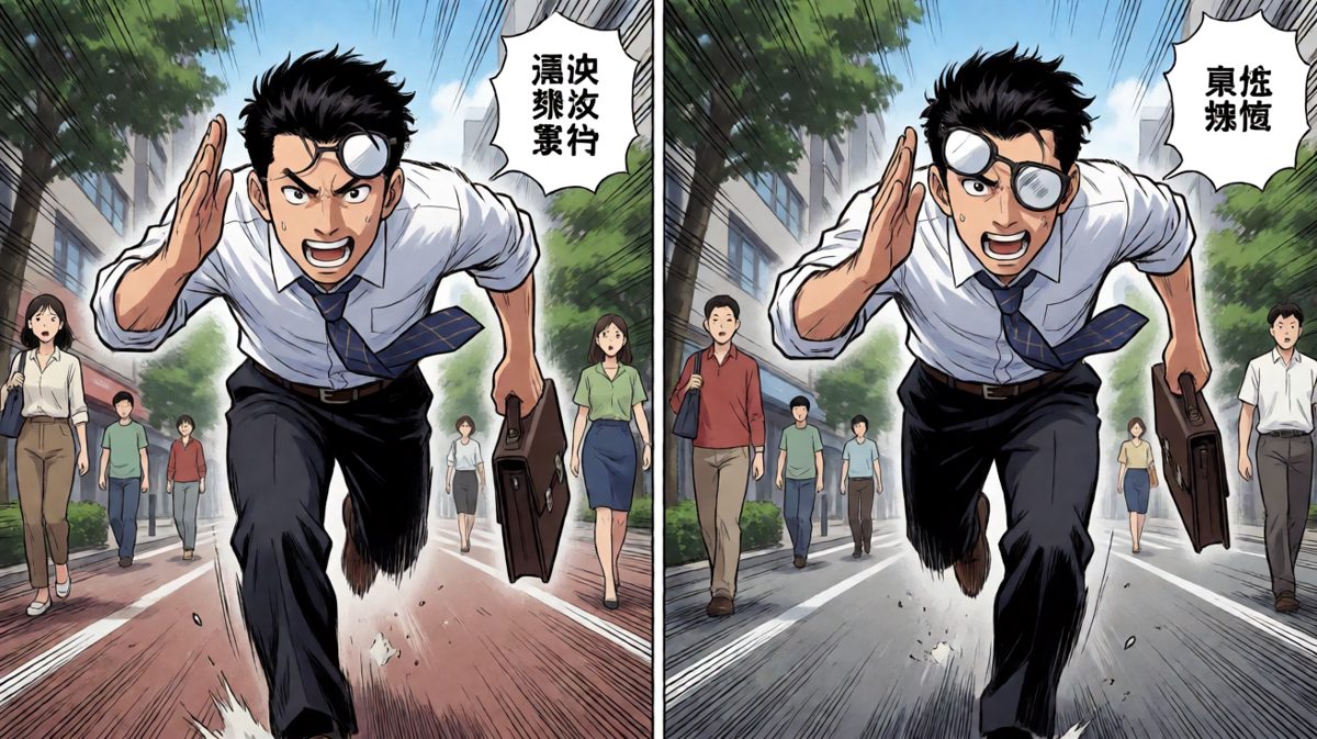 拼了老命也要赶上地铁！