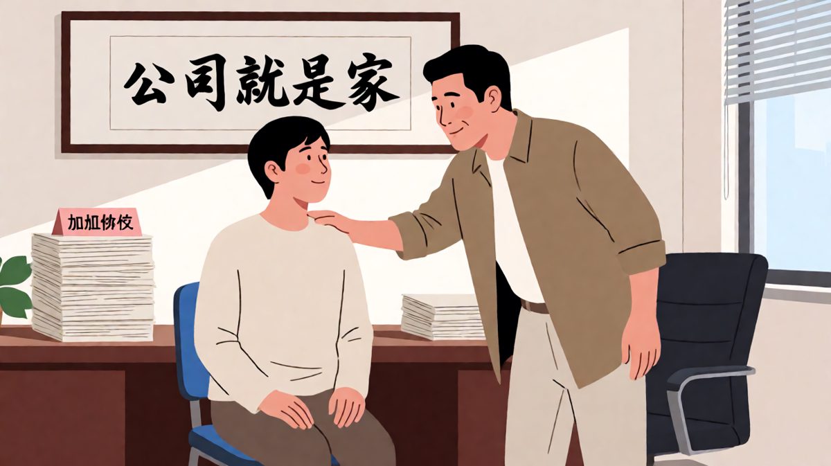 员工：老板您对我太好了。老板：公司就是家，在家里干活，当然不用另外算钱。