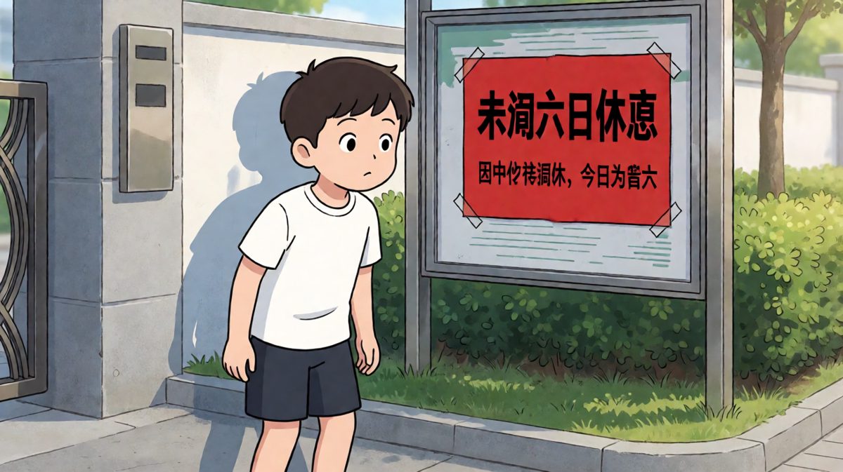 ……等等，今天周六？！