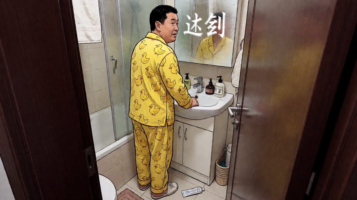 迷迷糊糊拿起桌上的'牙膏'就挤……等等这啥味？