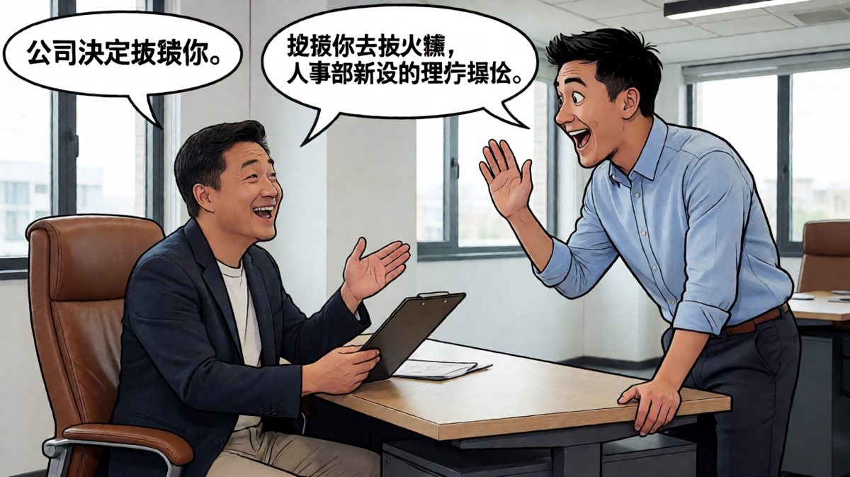 老板说要"提拔"我，原来是"拔火罐"的提。