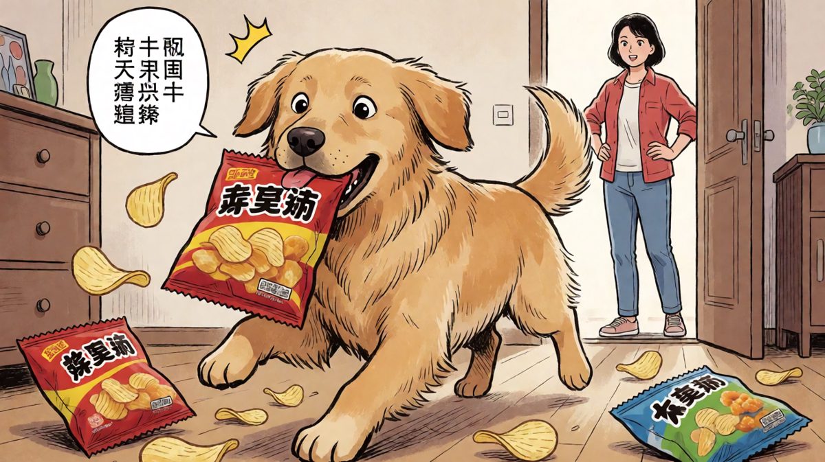 不是我吃的，是零食自己跳进我嘴里的！