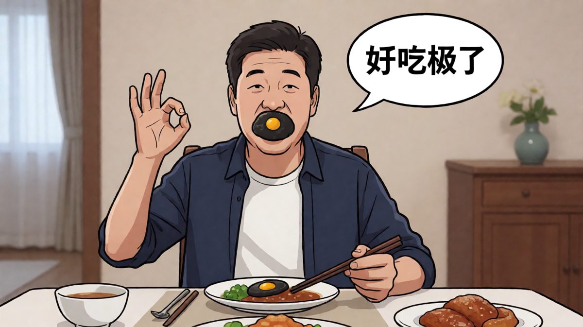 哪怕难吃到哭，也要硬撑到底。