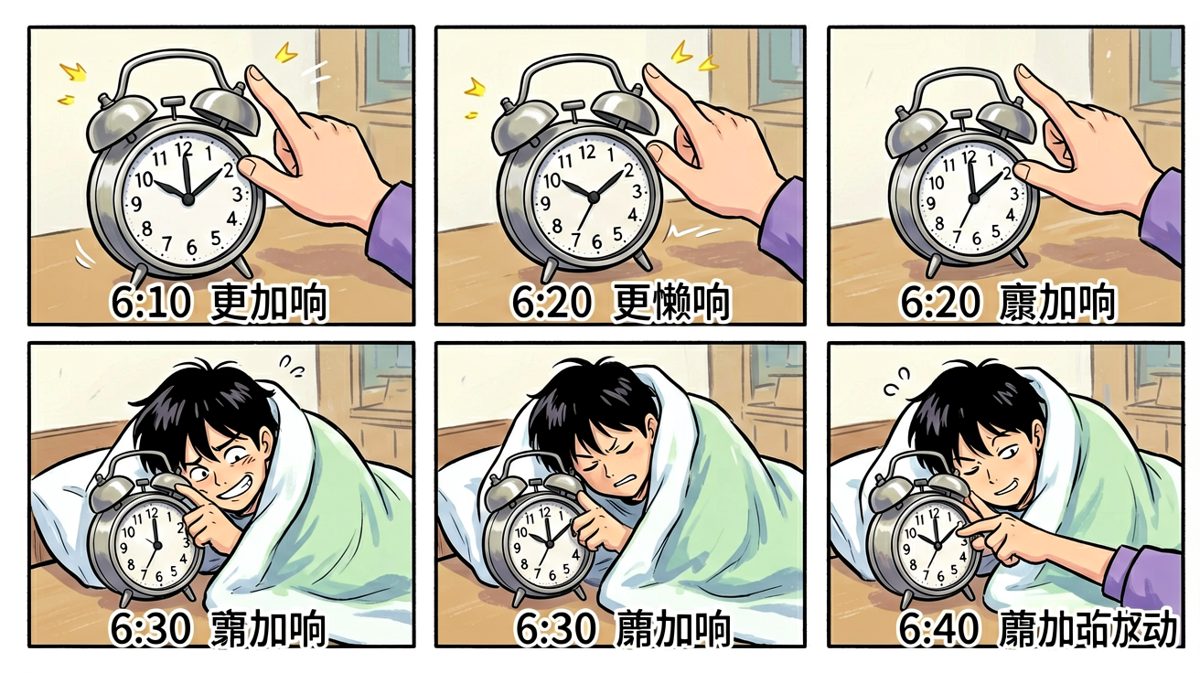 一个接一个，感觉每次都只睡了五分钟……