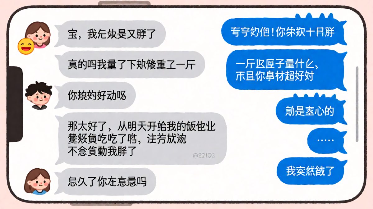 求生欲满分的回答被女生反向利用，男生瞬间从夸夸团变成被蹭饭对象