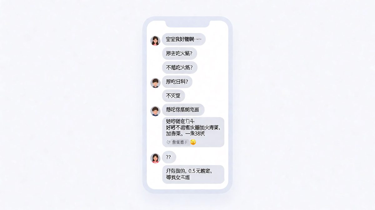 女生撒娇要泡面，男生算账反杀，结果0.5元就能搞定