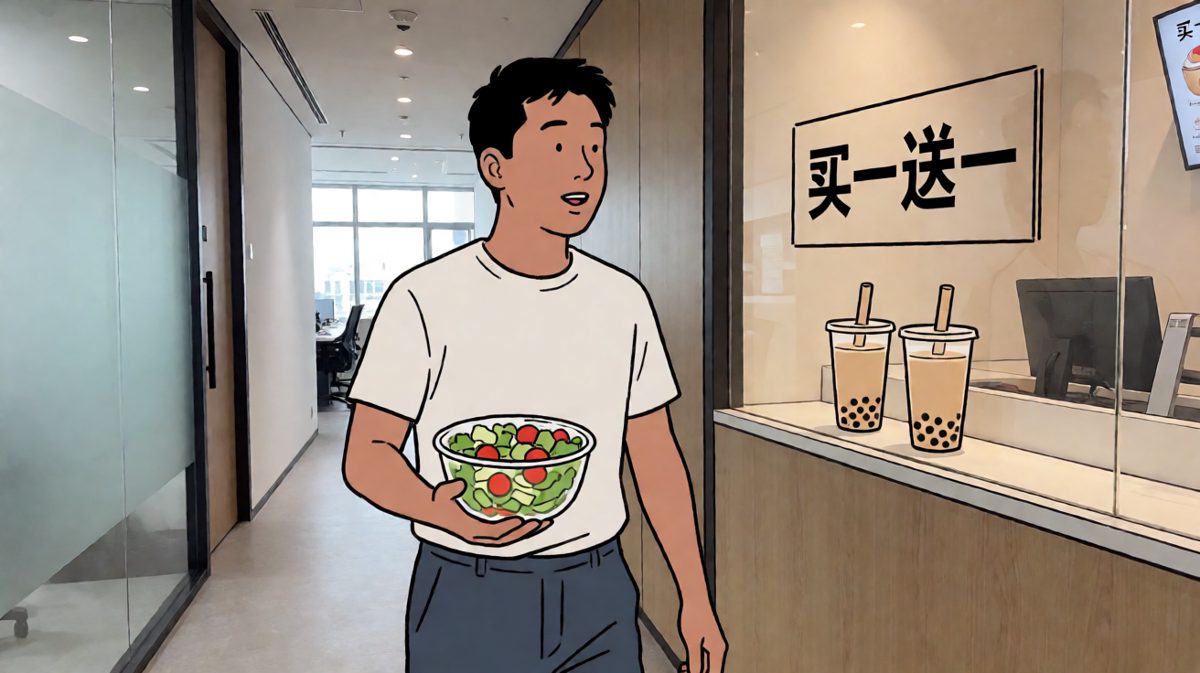 路过奶茶店，Flag开始动摇