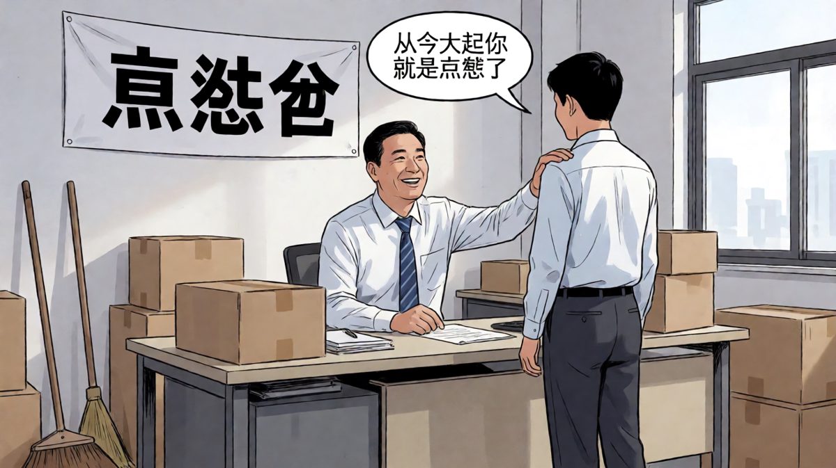 老板说升职了，原来是升去仓库当总监