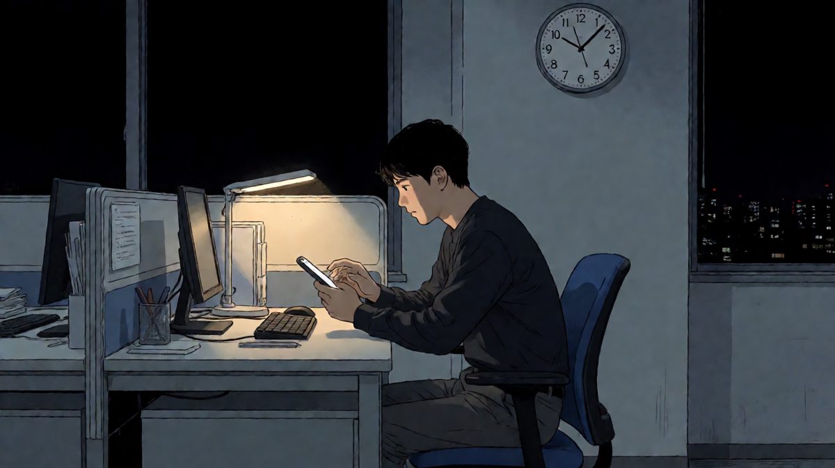 加班到深夜收到老板关心，结果只为一把伞