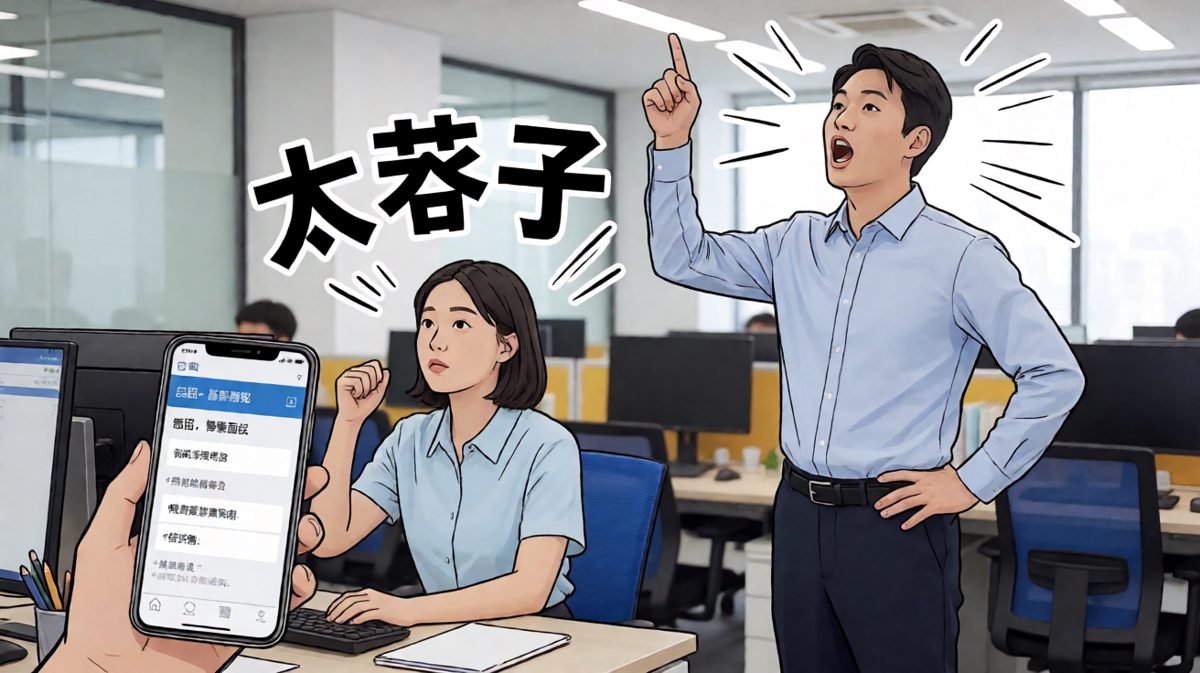 老板：年轻人要学会享受加班！员工：好的老板（手机已点开猎聘）