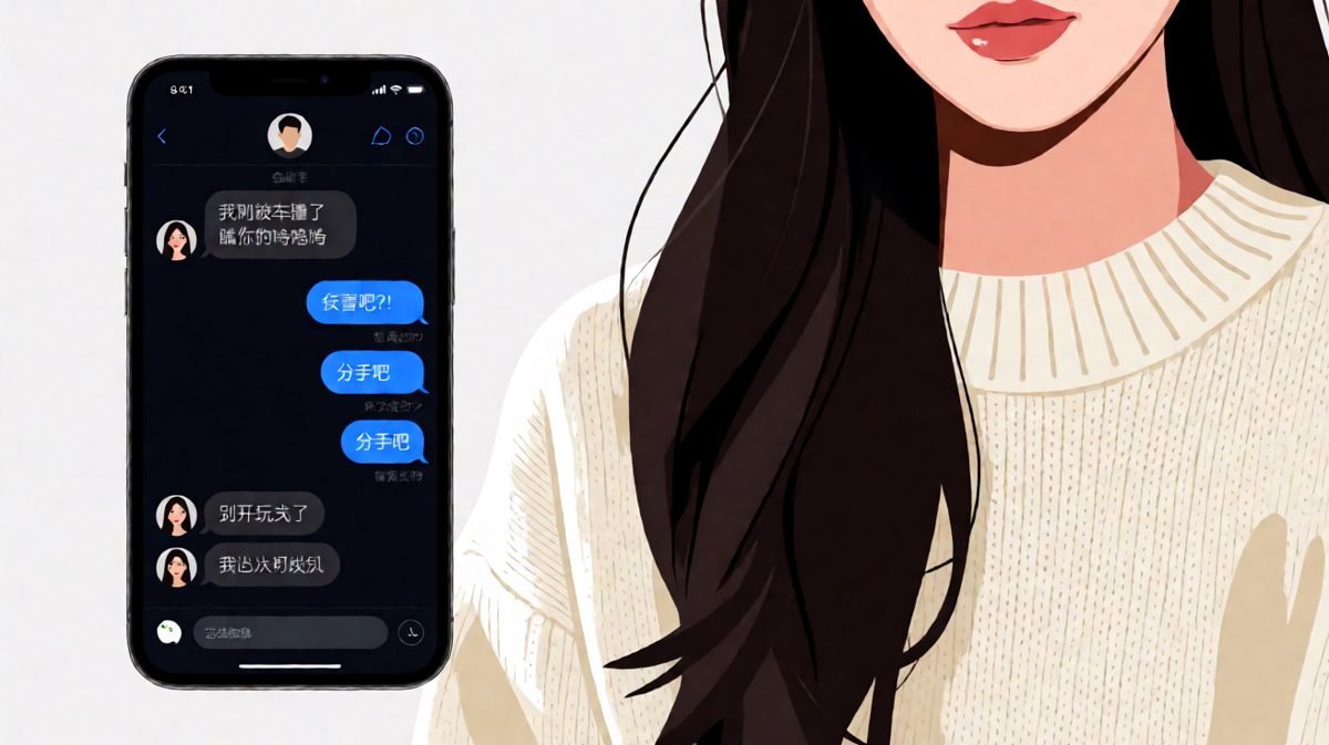 一句话测试男友，结果把自己测试没了。
