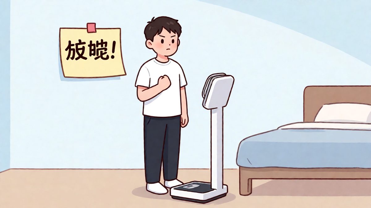下定决心：今天开始减肥！