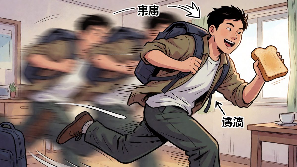 阿强开启极限冲刺模式，每一秒都在与时间赛跑。