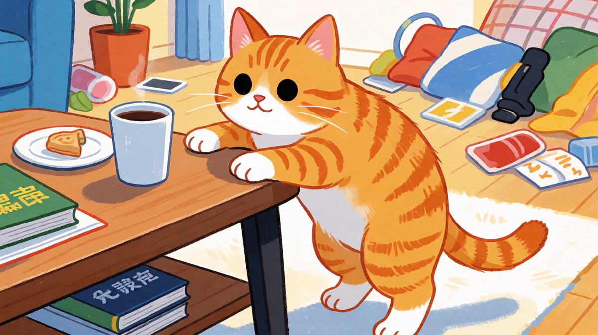 猫咪版弹簧：我以为我能行，结果我想回家。