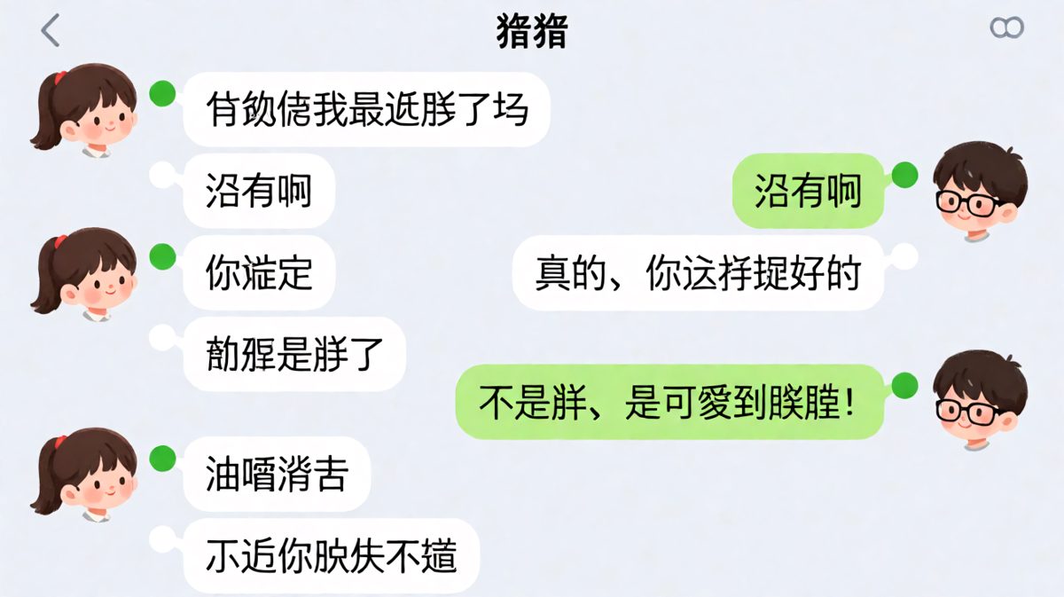 送命题级问答：男友靠高情商化解"我胖了吗"