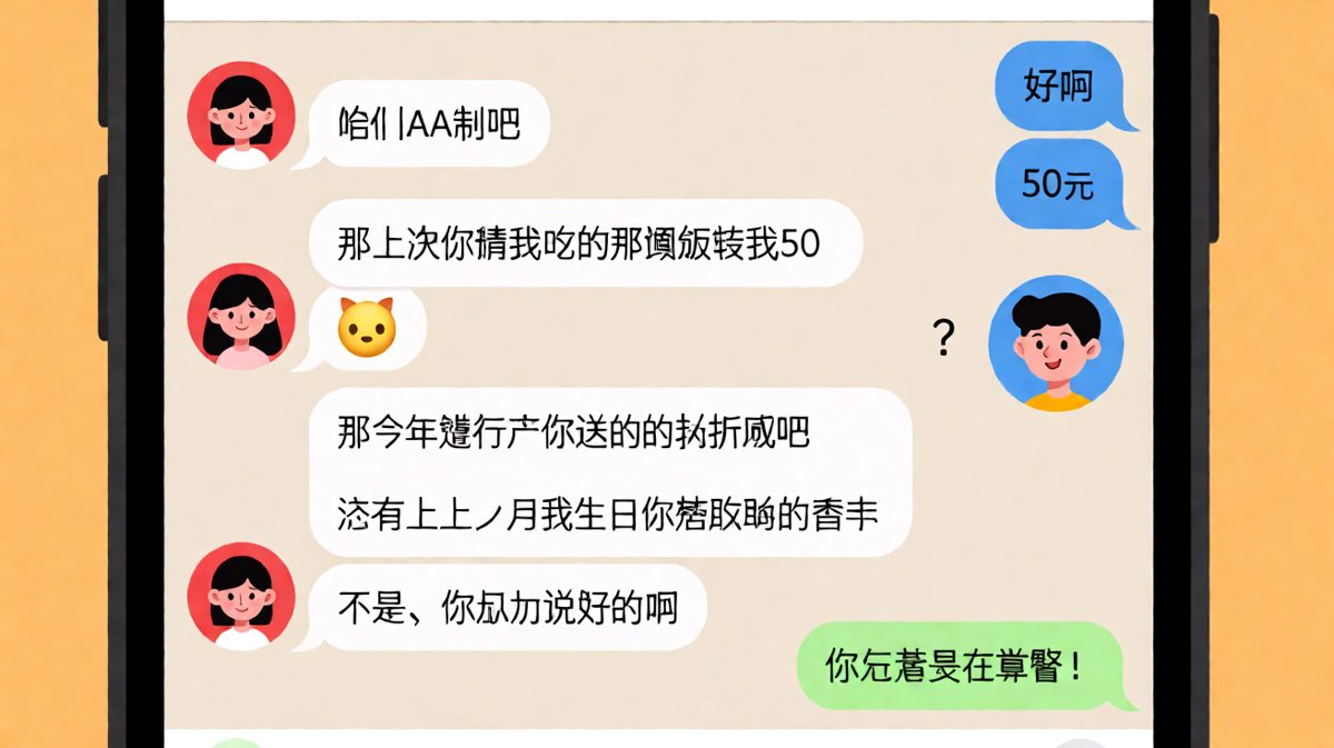 AA制的正确打开方式，男生听完彻底悟了。