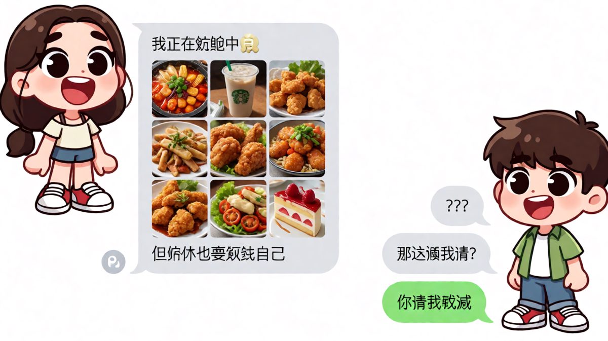 减肥女孩的美食反击战