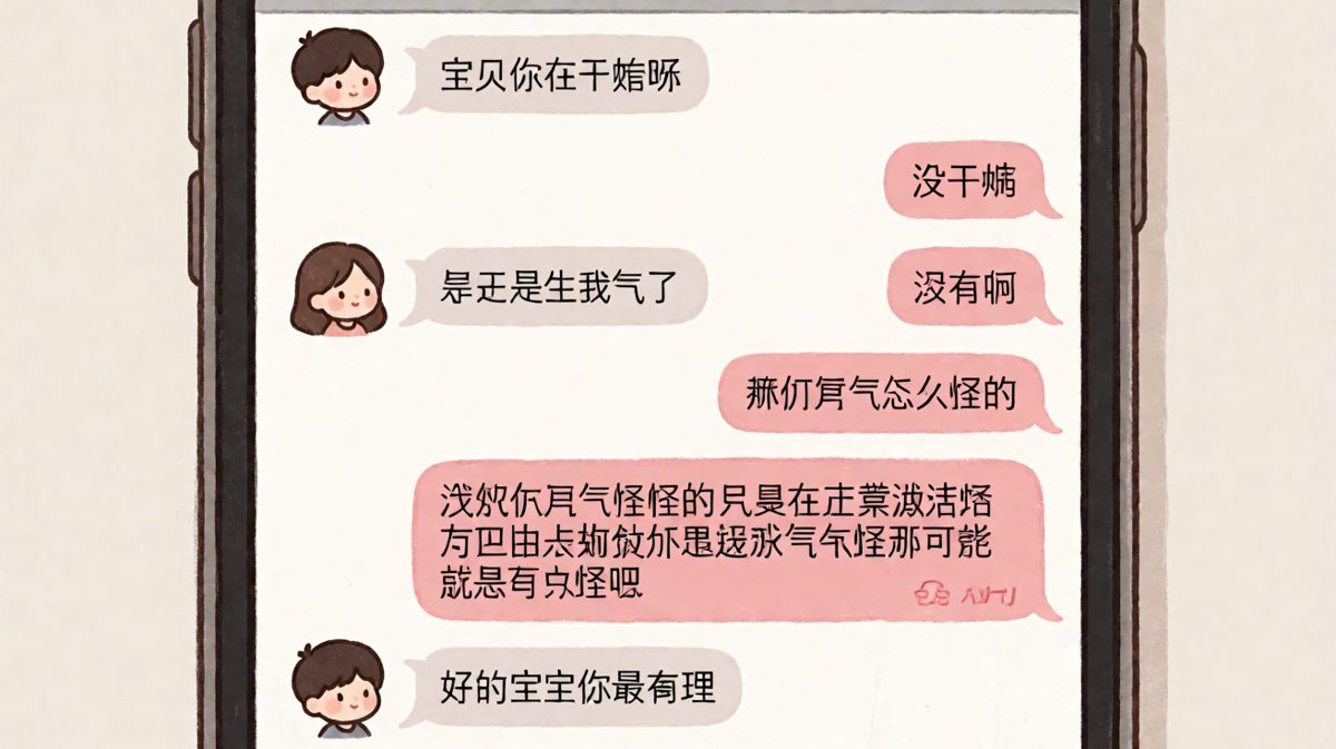 '我没生气'的经典翻车现场