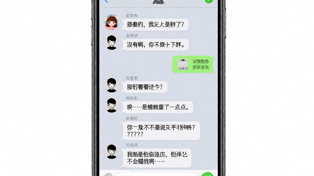 "我那不是骗你吗，秤它也没骗我啊"——男友诚实反杀，女生当场炸毛。