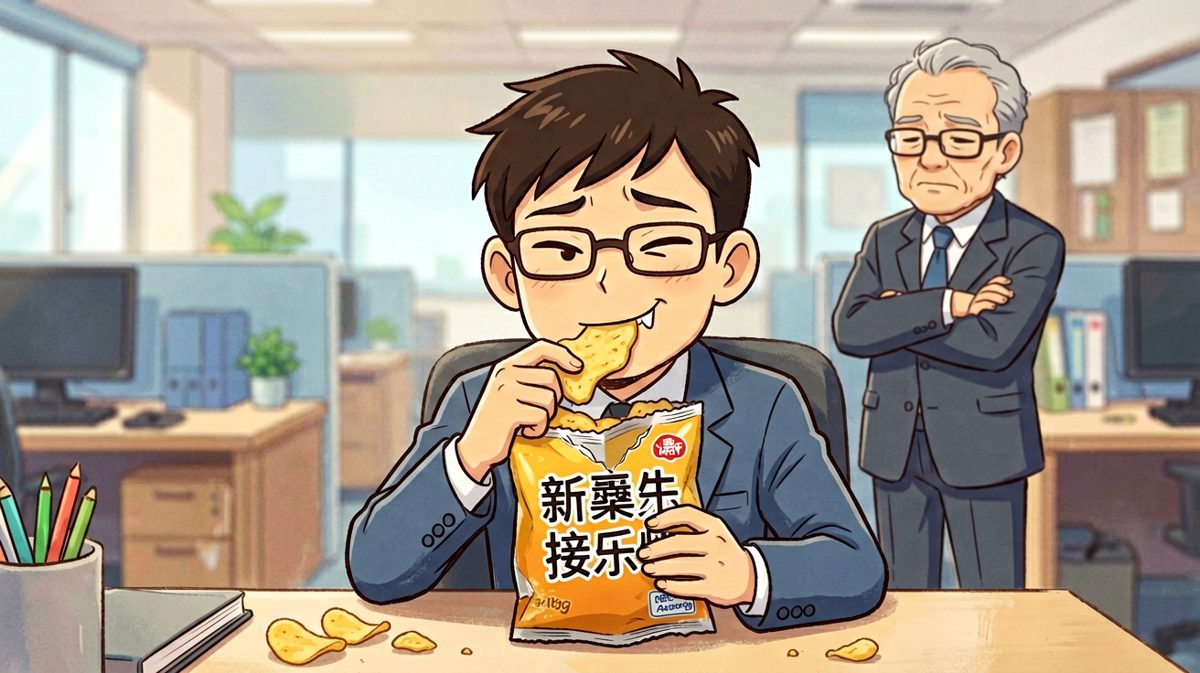 第二步：吃得正香时，老板已悄然现身