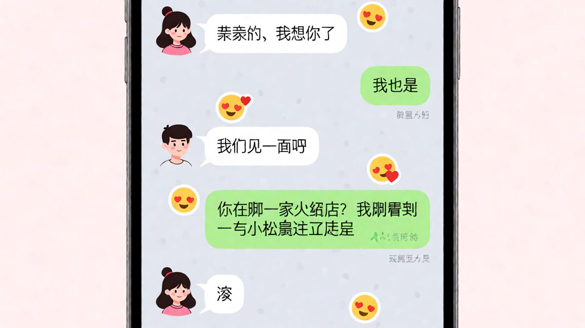 我想见面，你在看松鼠？