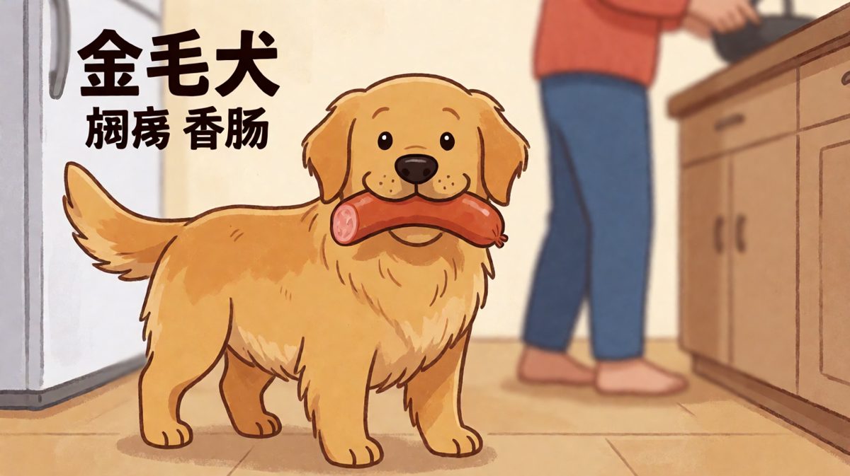 不是我吃的，是香肠自己跳进我嘴里的！