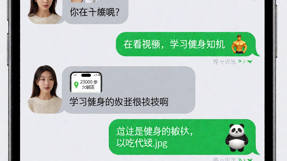 男生说在健身房学健身，定位却在火锅店，以吃代练式健身