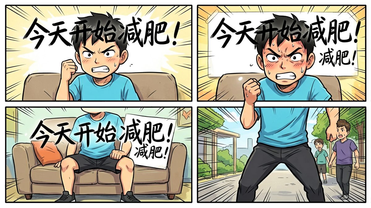 从今天起，我要瘦成一道闪电