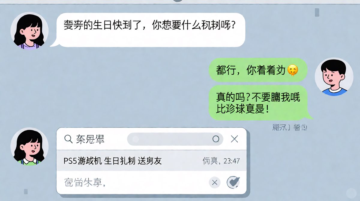说随便的男生，心里早就写好了愿望清单。