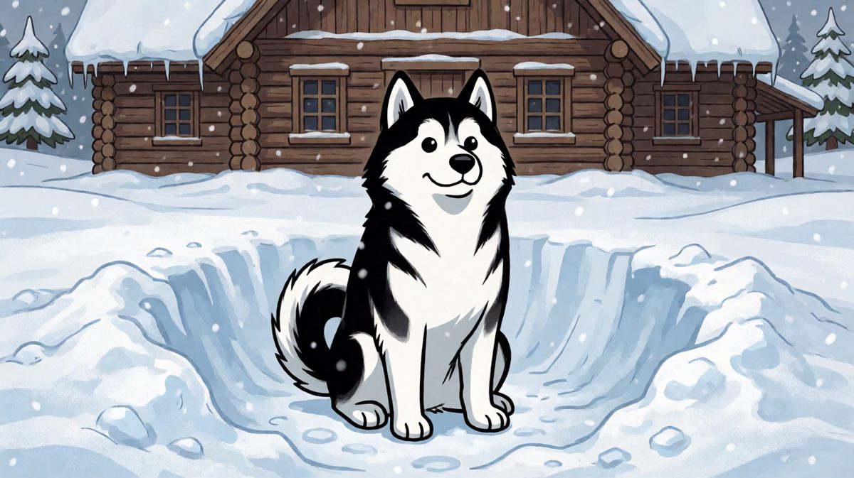 二哈：不是我挖的，是雪先动的手