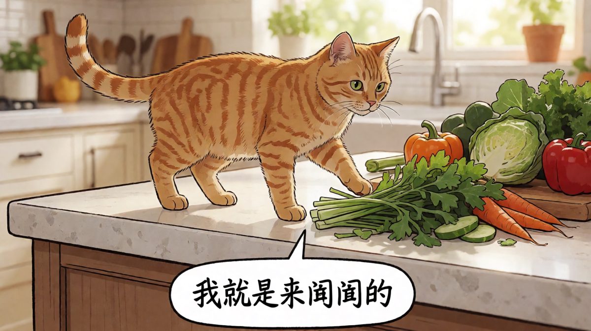 橘猫：我只是路过，真的！