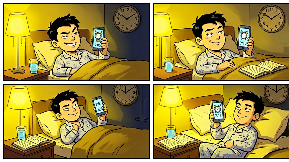 深夜雄心壮志：这次一定能早起！