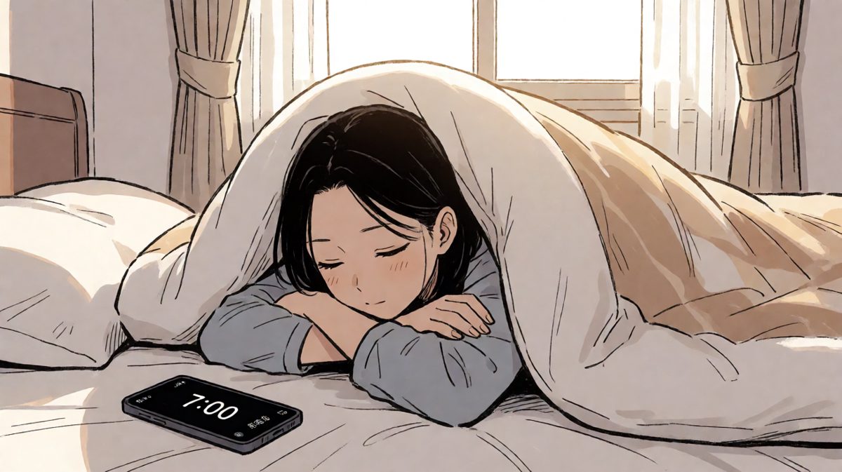 闹钟响了？不，根本没听见。