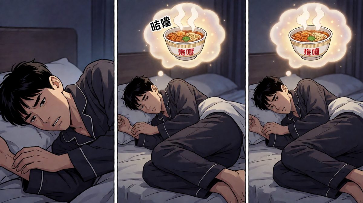 深夜，肚子抗议了