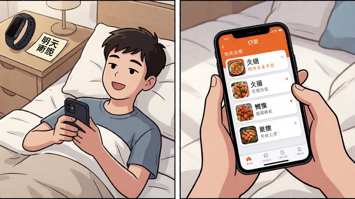 最终选择了床和外卖