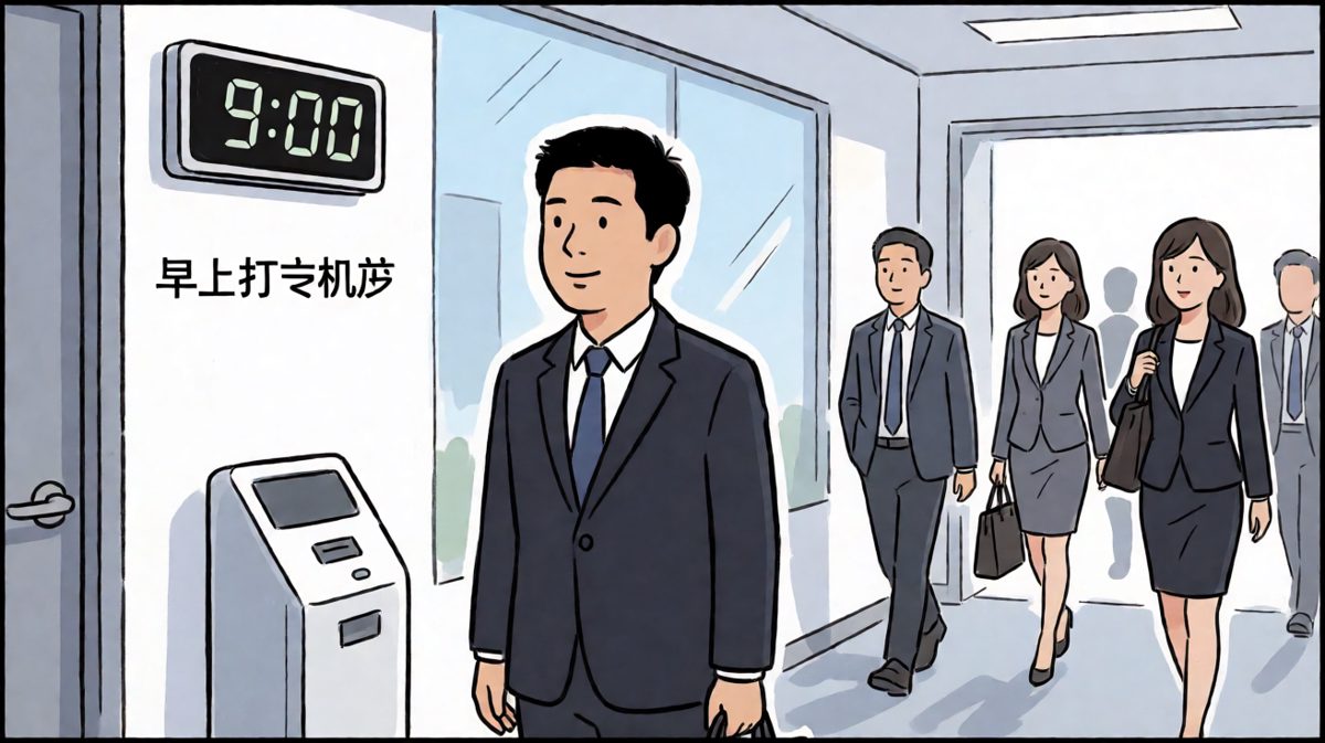 每天早上准时打卡的痛苦瞬间