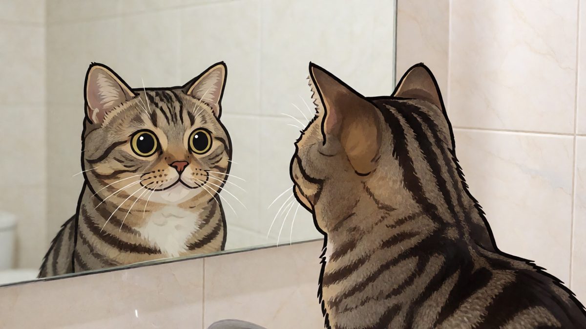 猫咪Vs镜子：一场永无止境的战争