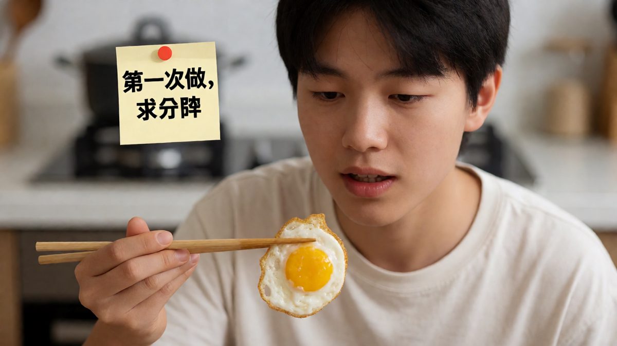这块蛋……它好像在指责我