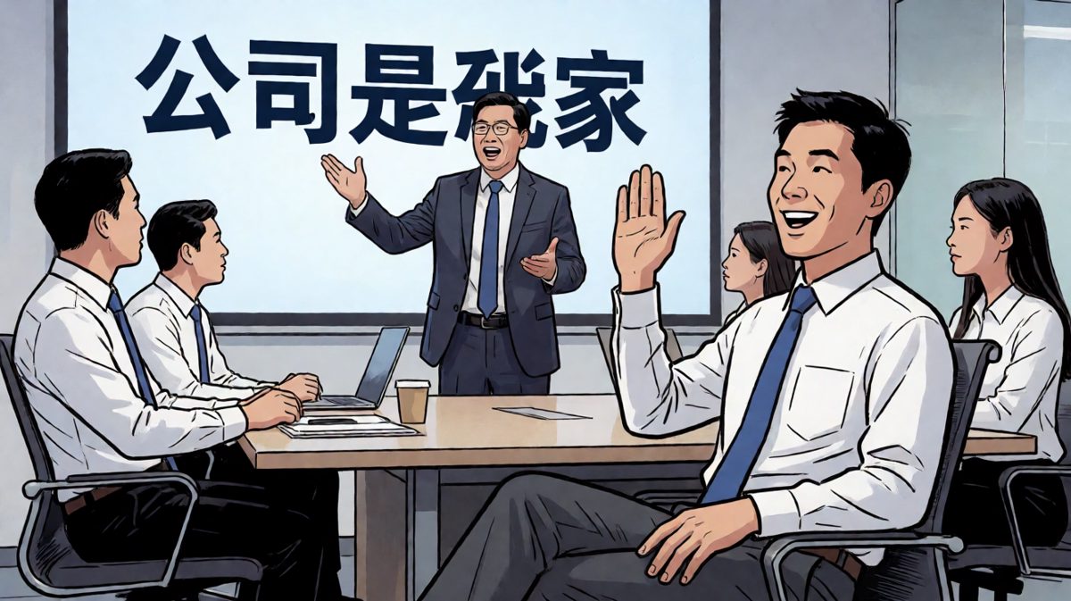 老板说公司是我家，员工：那我工资能翻倍吗