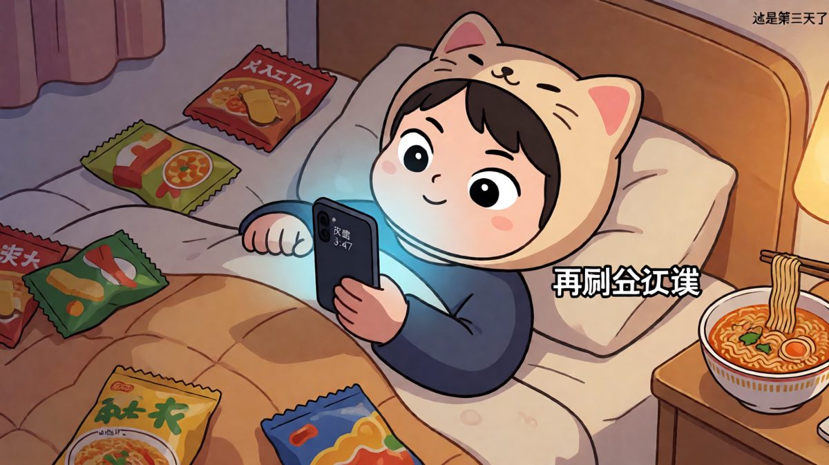 说好早睡的深夜修仙选手