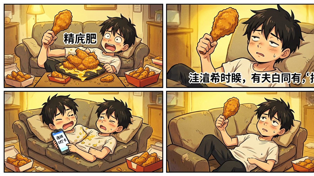 明天再减吧……嗝。