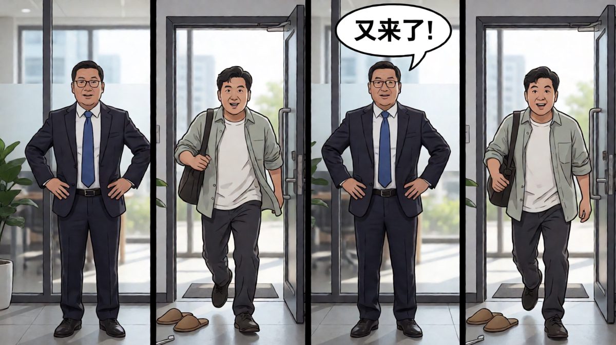 迟到第一名，老板已怒。