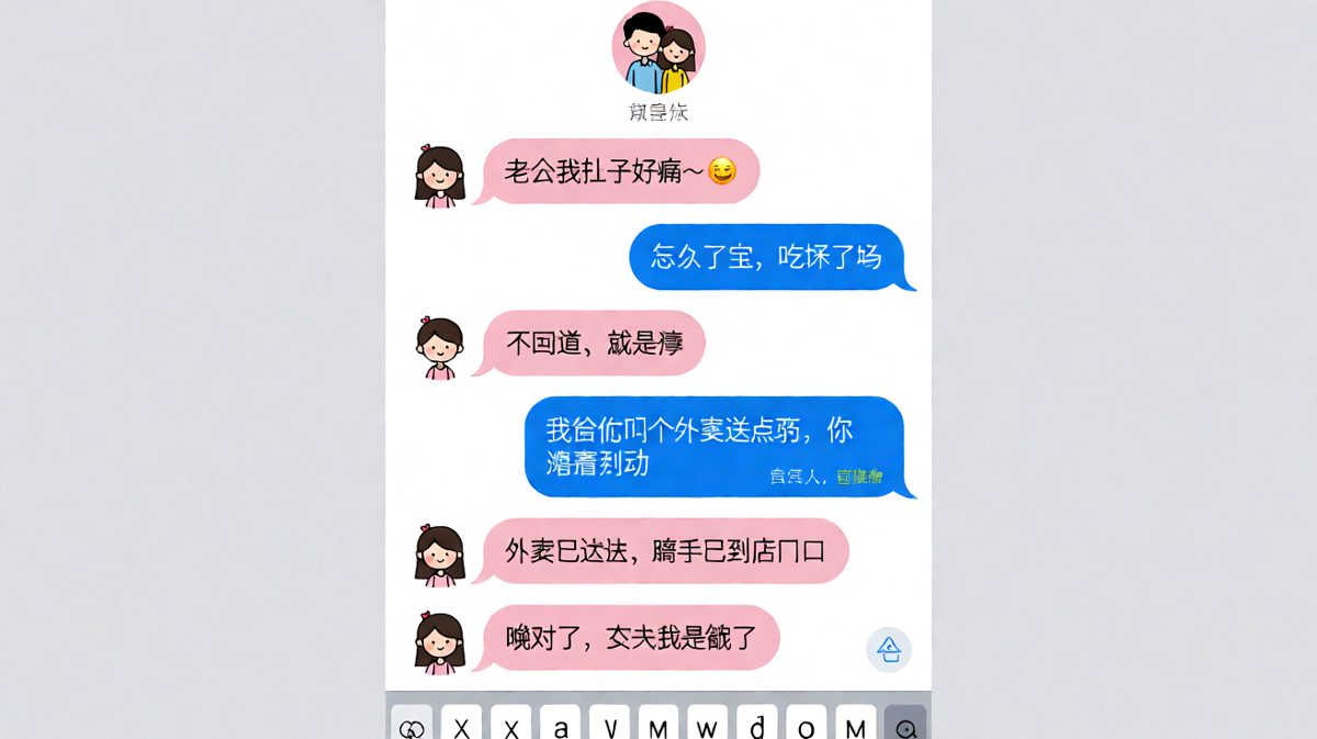 装病求关注，结果被自己的饥饿出卖了。