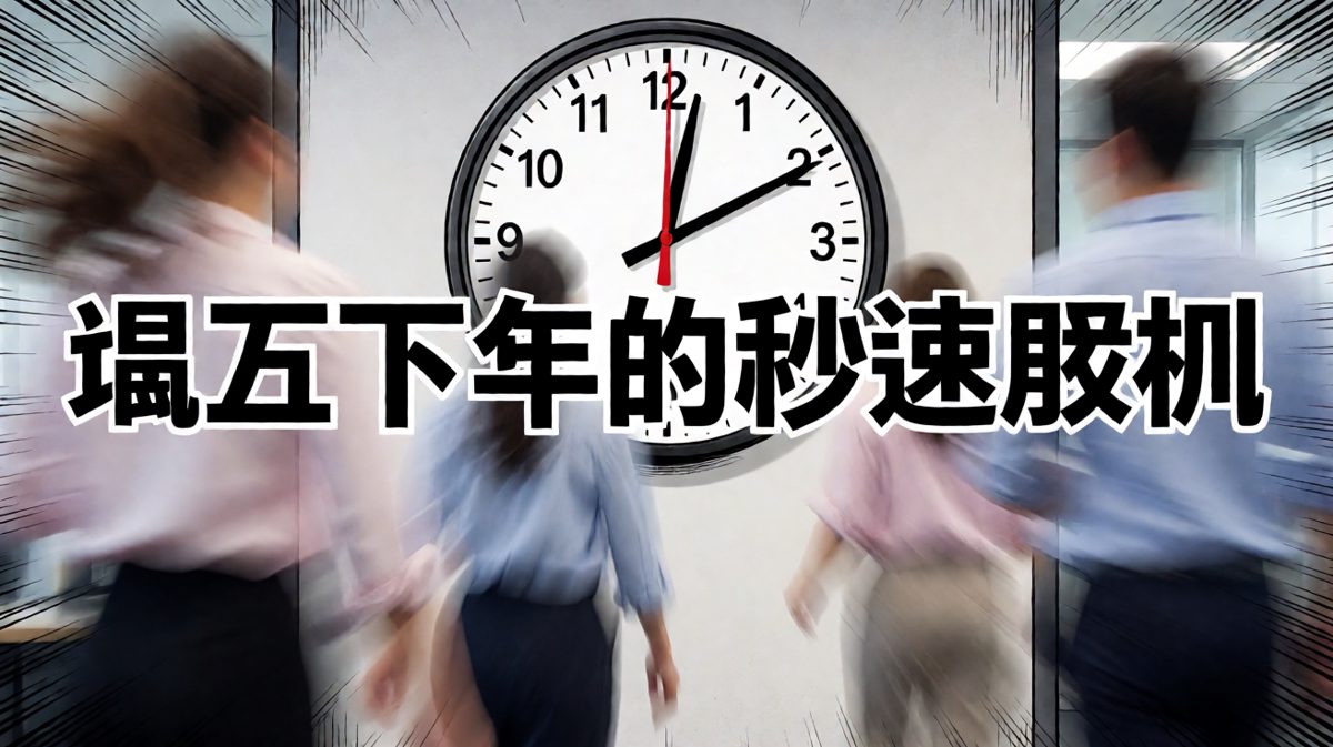 到点一瞬间，我已是残影，谁也别想拦我