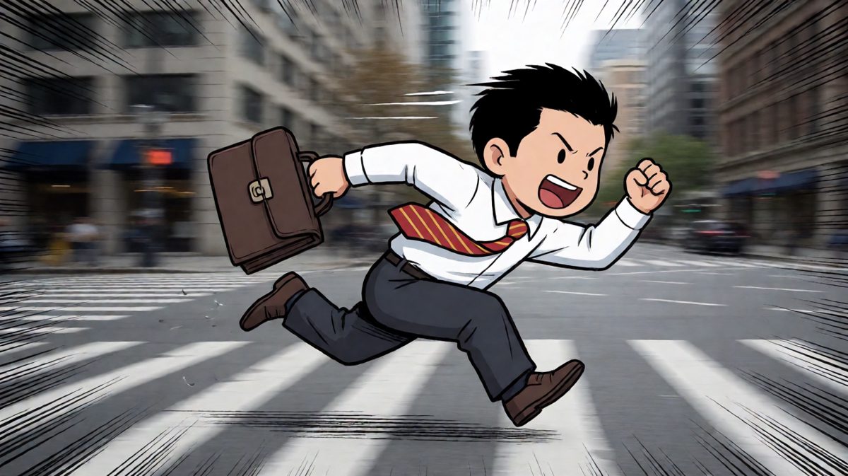 一路狂奔冲向公司，誓死捍卫全勤奖