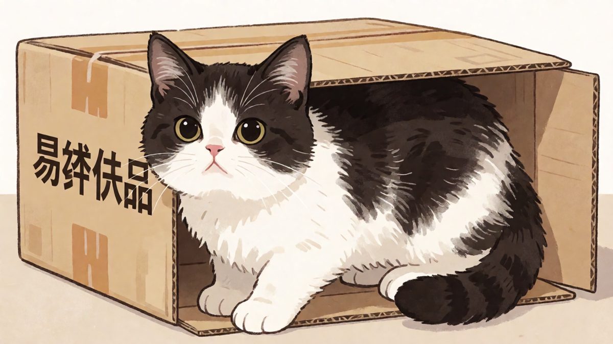 猫：只要我够努力，盒子的尺寸就是可以忽略的。