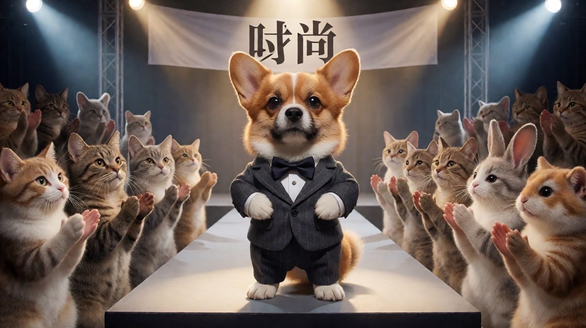狗：今天的秀场属于我，我是整条街最靓的崽！