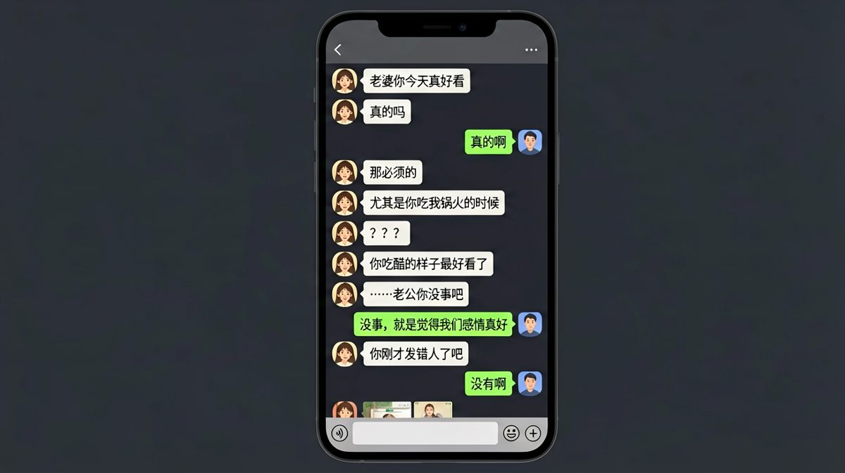 土味情话发错群，从甜蜜告白秒变社死现场。