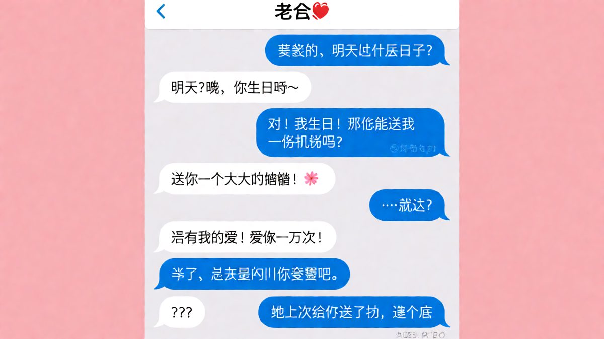 求生欲为零的男友，被一句'问你闺蜜'直接暴击